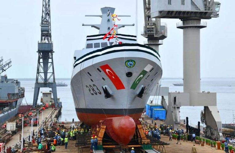 Pakistan Launches 4th MILGEM Corvette PNS TARIQ