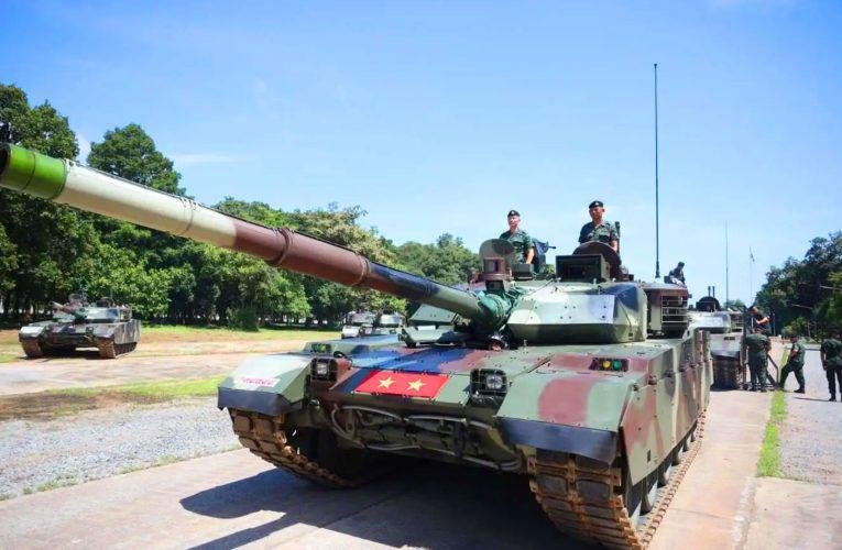 Royal Thai Army Receives 12 More VT4 Main Battle Tanks