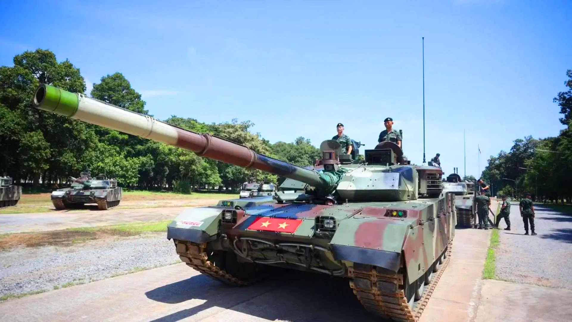 Royal Thai Army Receives 12 More VT4 Main Battle Tanks