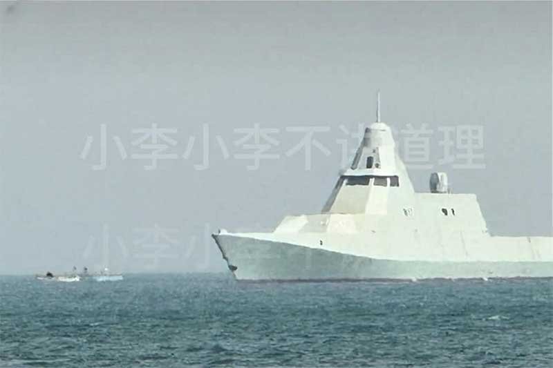 China's New Stealth Warship Spotted in Sea Trials