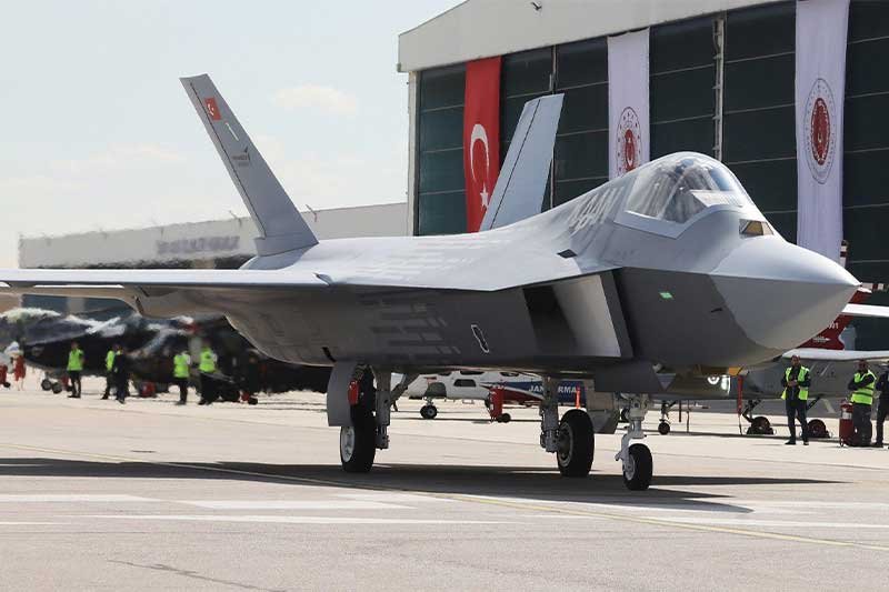 Turkey's Indigenous Fighter Jet KAAN Soars in Second Test Flight