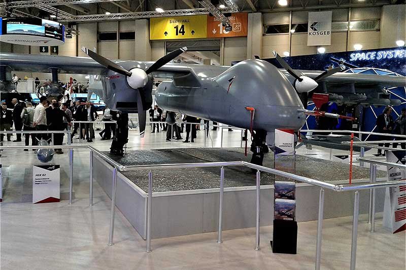 Turkish UCAV Aksungur Demonstrates Precision Strike in Drill