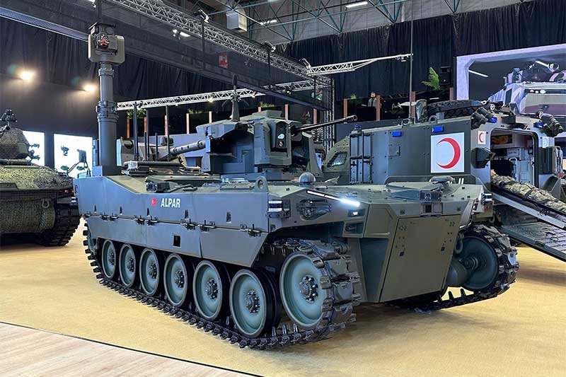 Turkish Unmanned Land Vehicle Barkan Upgrades Payload System