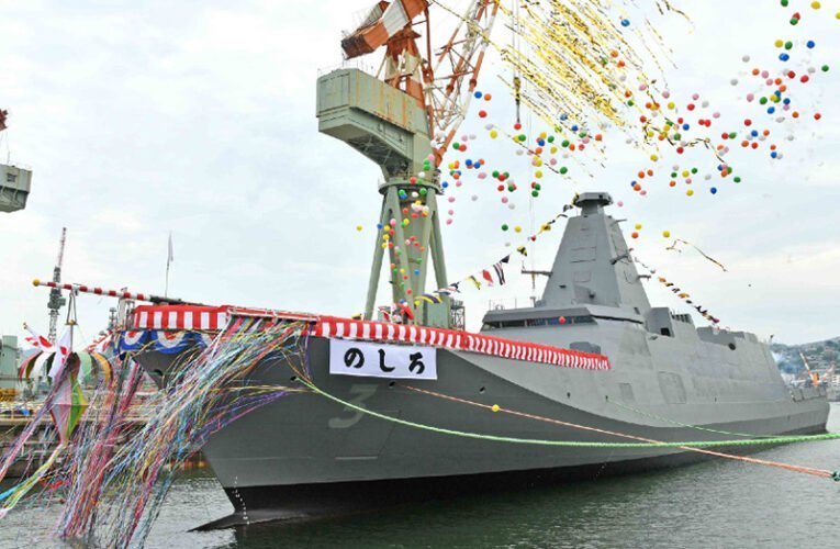 MHI Launches Ninth Mogami-Class Frigate for Japan