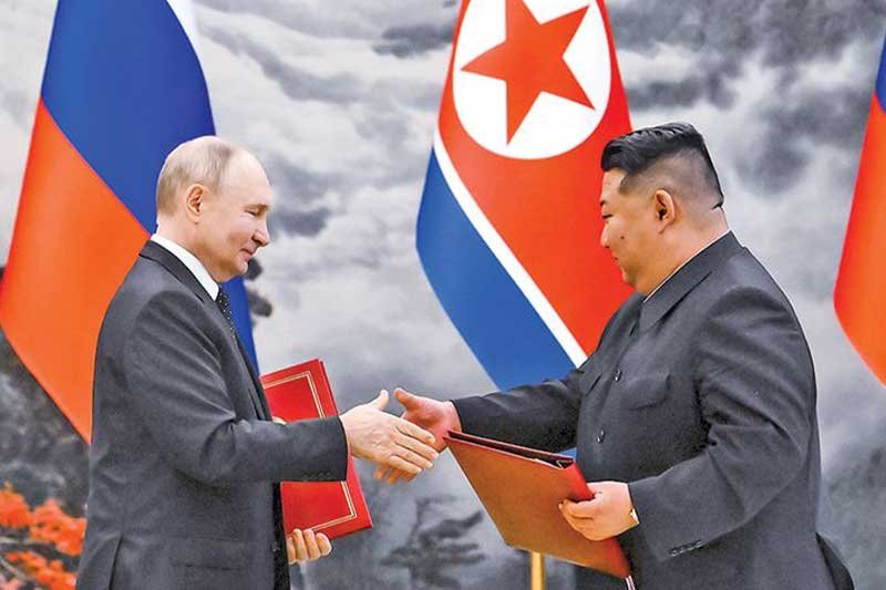 North Korea and Russia Sign Pact Pledging Military Aid