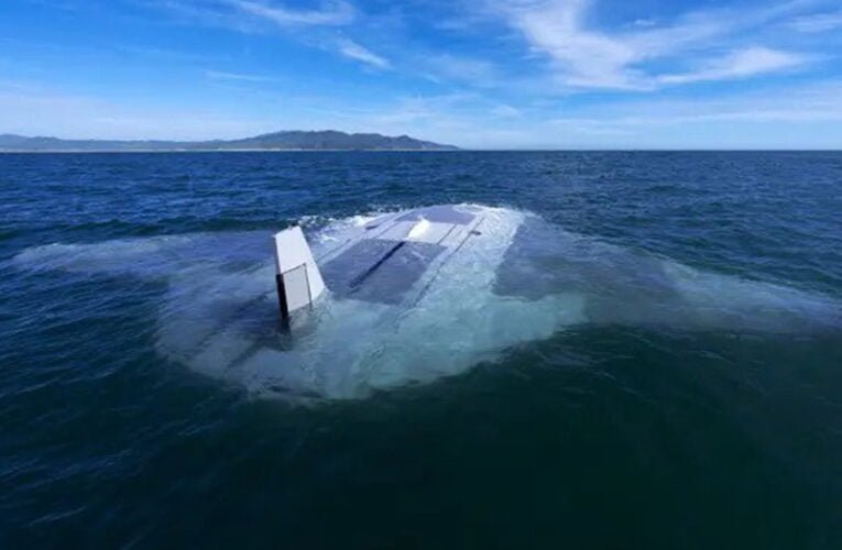 US Navy’s Secret “Manta Ray” Underwater Drone Spotted