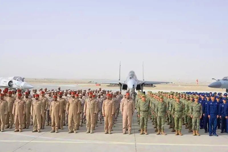 J-10C and J-16 Jets Join UAE in Exercise Falcon Shield 2024