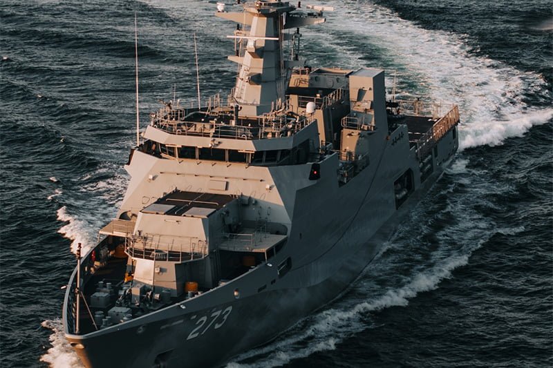 Navy PNS HUNAIN was delivered to the Pakistani Marines