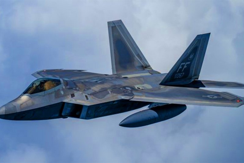U.S. Air Force Conducts Tests of New Sensors on F-22 Fighter Jets