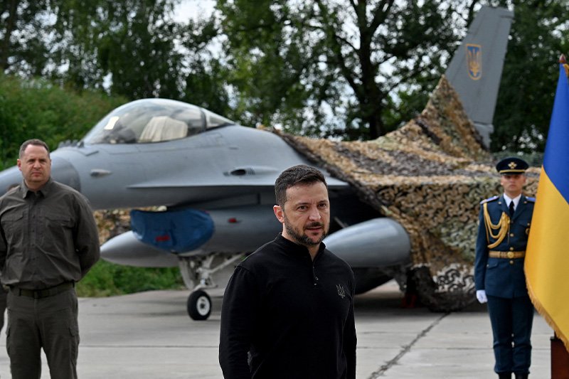 Ukraine Receives First F-16 Fighter Jets