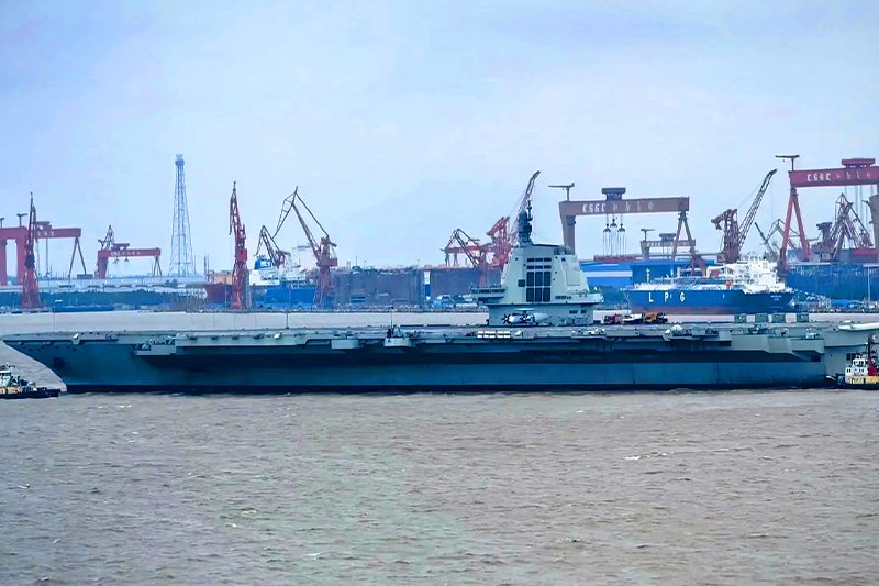 Chinese Carrier Fujian Completes Fourth Sea Trial
