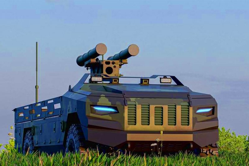 Ukrainian Armor Debuts New UGV Protector