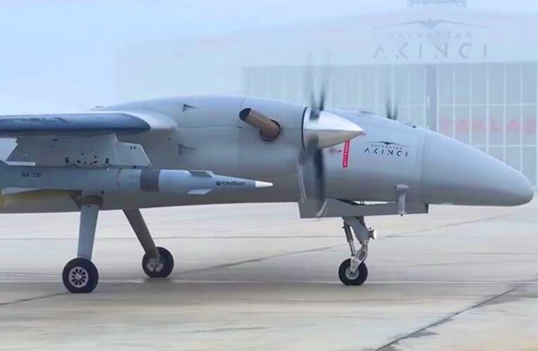 Akıncı Drone Successfully Launches The UAV-230 Ballistic Missile