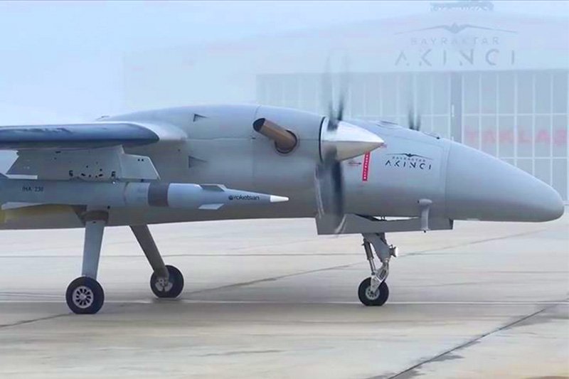 Akinci Drone Launches TRG-230 in Ballistic Missile Test
