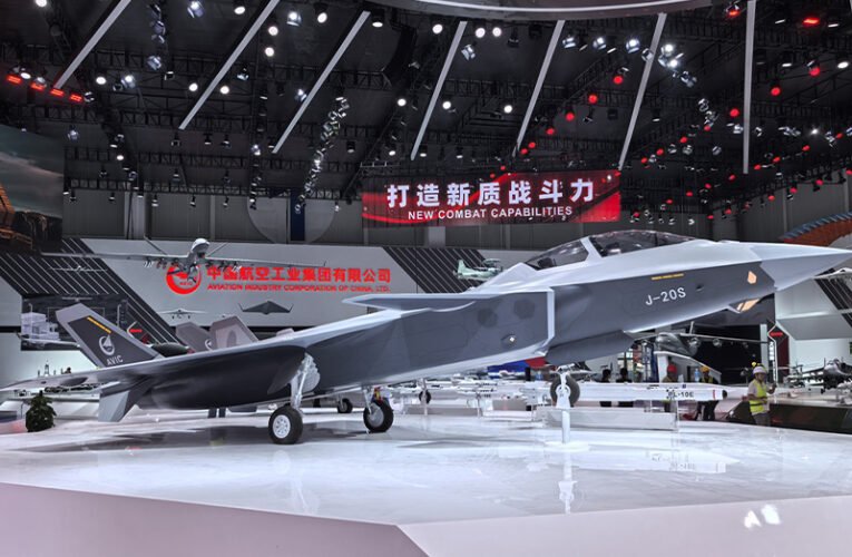 China Debuts J-20S Two-Seat Fighter Model at Zhuhai Airshow
