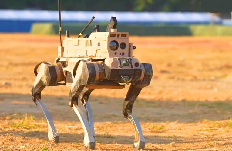 China Showcases Military Robo-Wolves At zhuhai airshow 2024