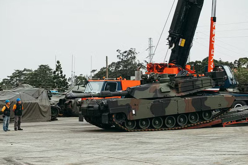 Taiwan Enhances Defense with First US-Made Abrams Tanks