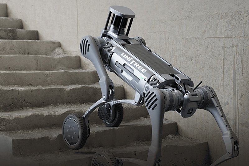 China Unveils B2-W: The First Rideable Robot Dog