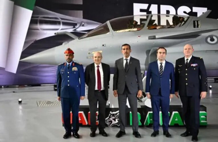 France Unveils First Rafale F4 For United Arab Emirates