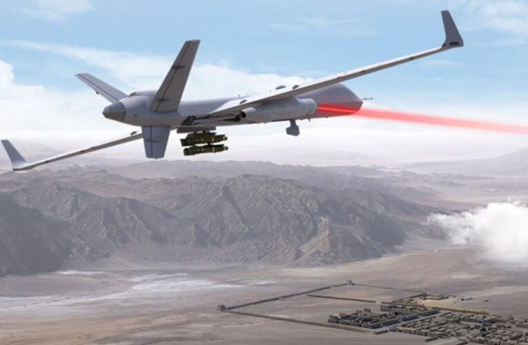 MQ-9B Unveiled with Laser at Sea Air Space 2025