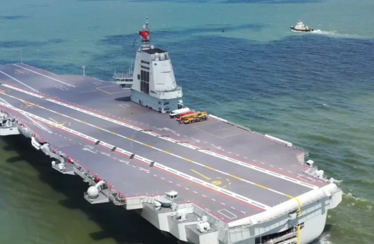 China Electromagnetic Catapult Carrier Undergoes Sea Trials