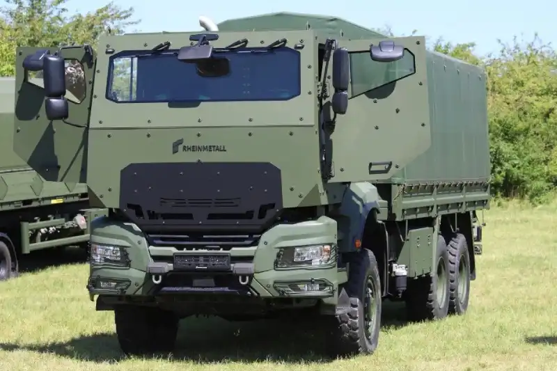 Germany Rheinmetall Unveils TGS-Mil Protected Armored Truck
