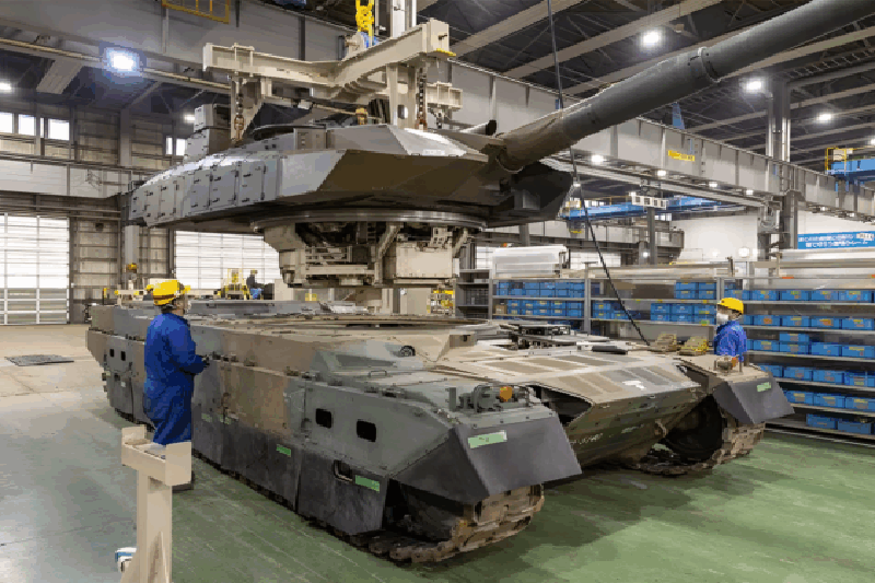 Mitsubishi Upgrades Japan’s Type 10 Battle Tanks