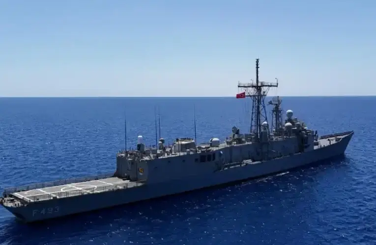 Turkish Navy Showcases Advanced TCG Gelibolu Frigate Capabilities