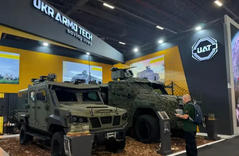 Ukraine Unveils New Armored Vehicles At IDEF 2025