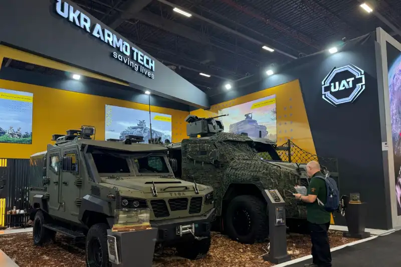 Ukraine Unveils New Armored Vehicles At IDEF 2025