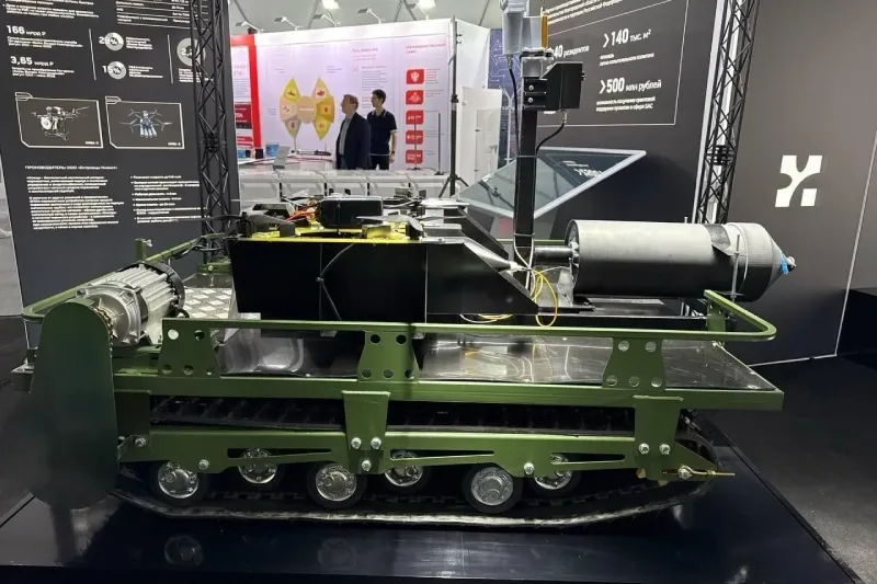 Russia Unveils Fiber-Optic Drone Launch Vehicle