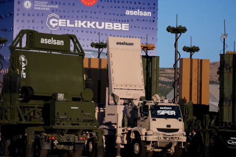 Turkiye's Unveils Steel Dome Air Defense System to Boost Global Standing