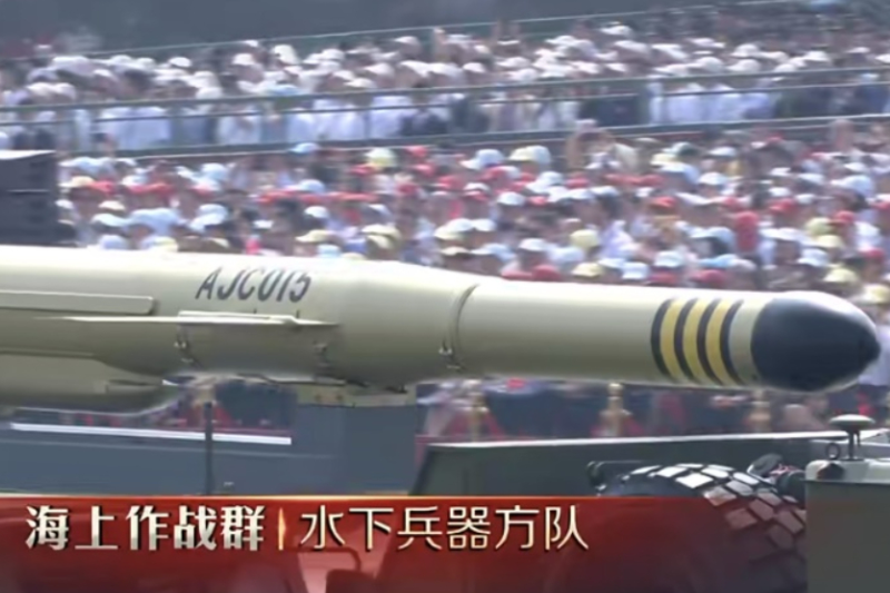 China Showcases New Torpedoes and Sea Mines at Military Parade
