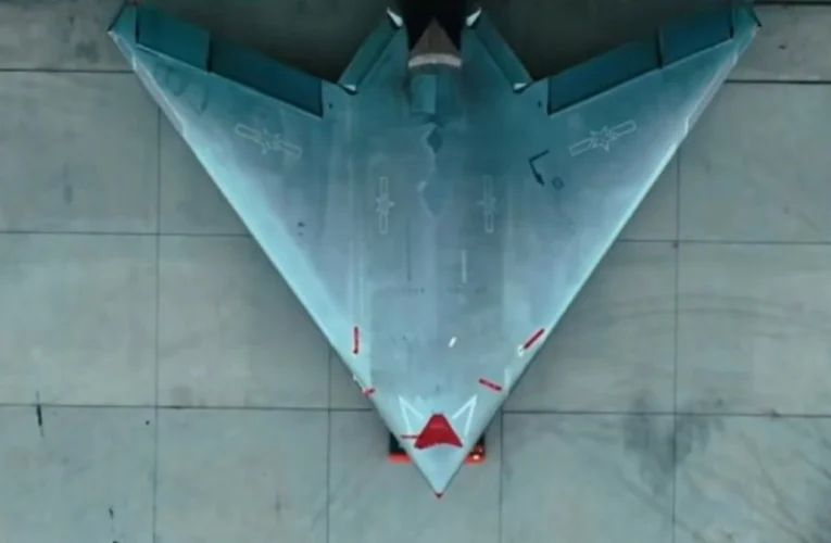 PLA Unveils GJ-11 Stealth Drone Flying with J-20, J-16D