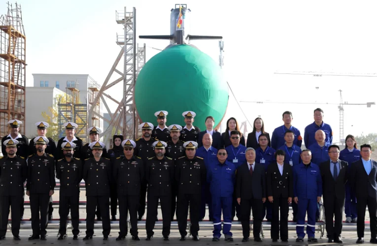 Pakistan Navy Launches 4th Hangor-Class Submarine in China