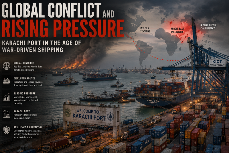 Global Conflict and Rising Pressure: Karachi Port in the Age of War-Driven Shipping