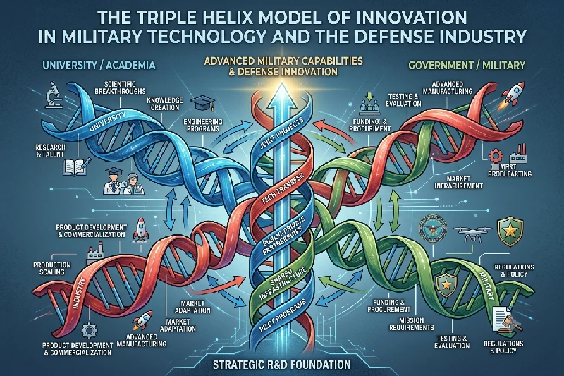 The Triple Helix Model of Innovation in Military Technology and the Defense Industry