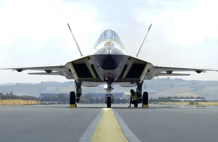 Türkiye’s Homegrown Kaan Fighter Jet Completes Pre-Flight Taxi Test