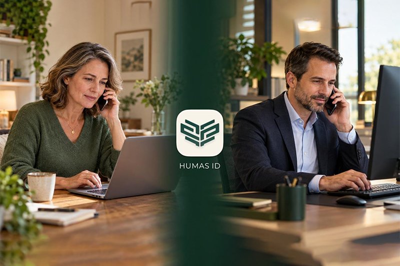 HUMAS ID. A familiar voice is not proof. Check the contact. Choose whom to trust.